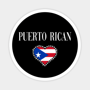 Camiseta de Mujer Puerto Rican Girl Women T-shirt Magnet